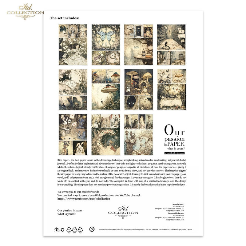 ITD Collection - Alice's Magic Vol. 1 Rice Paper Set