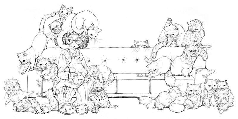 Camilla d'Errico - Pop Manga Catitude Coloring Book