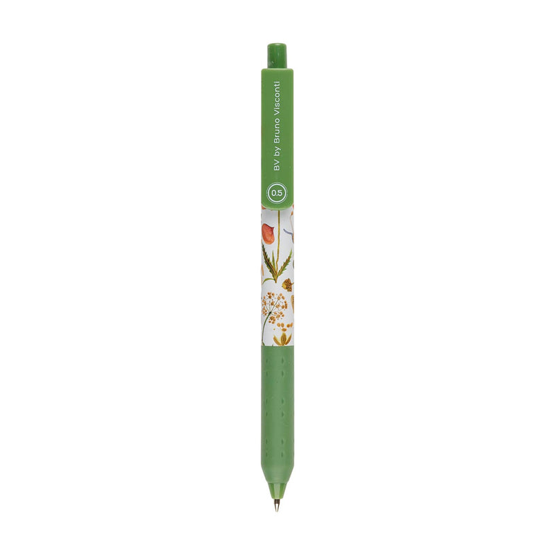 DreamBox Ballpoint Click Pen in a Gift Box -Greens & Flowers