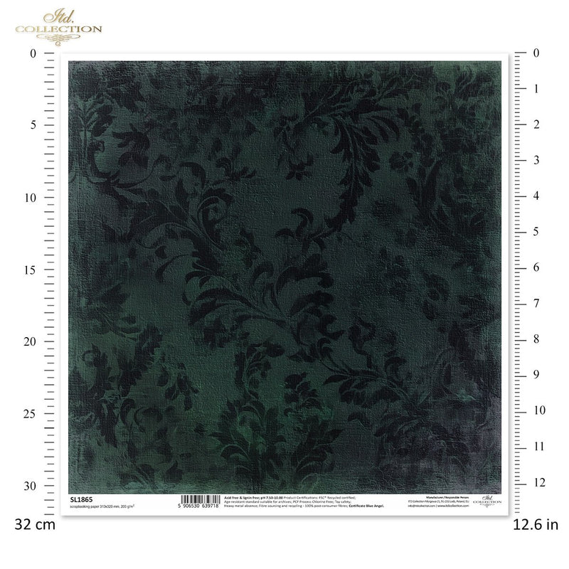 ITD Collection - Retro Toys - SL1865 Scrapbooking Single Sheet