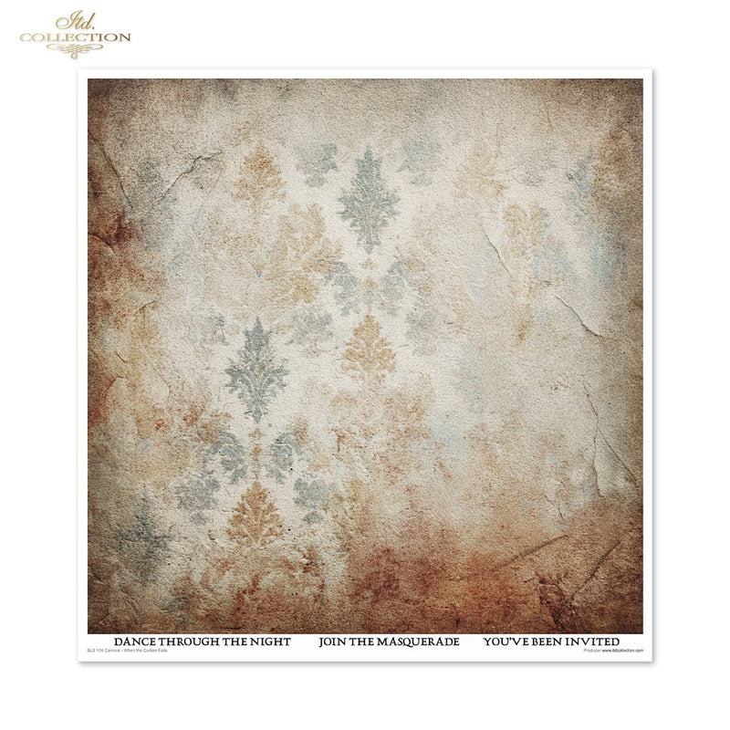 ITD Collection - Carnival - When the Curtain Falls - 12 x 12 Scrapbooking Papers