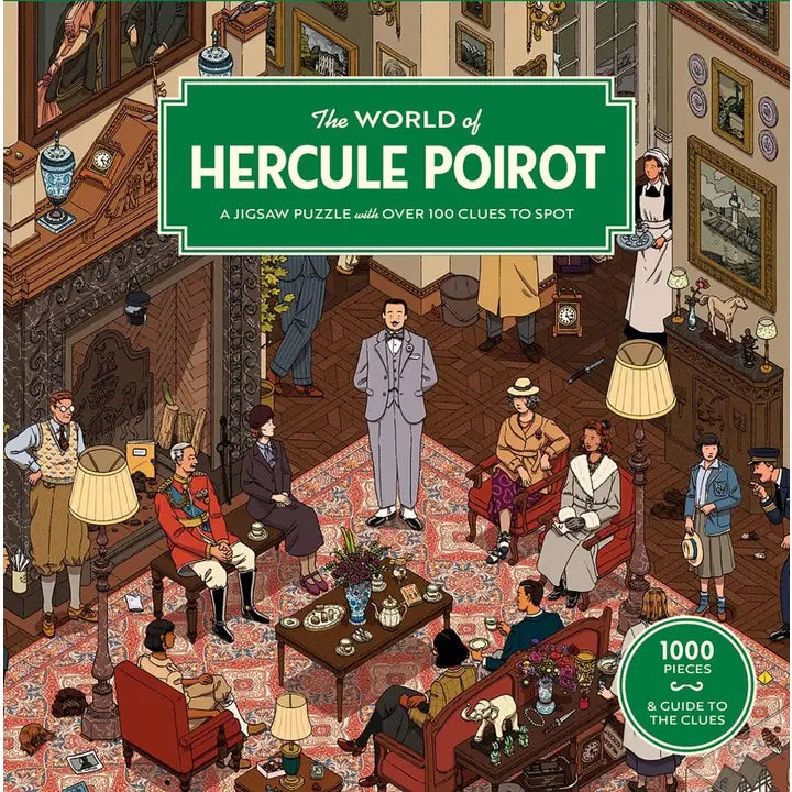 Laurence King - The World of Hercule Poirot 1000 Piece Puzzle