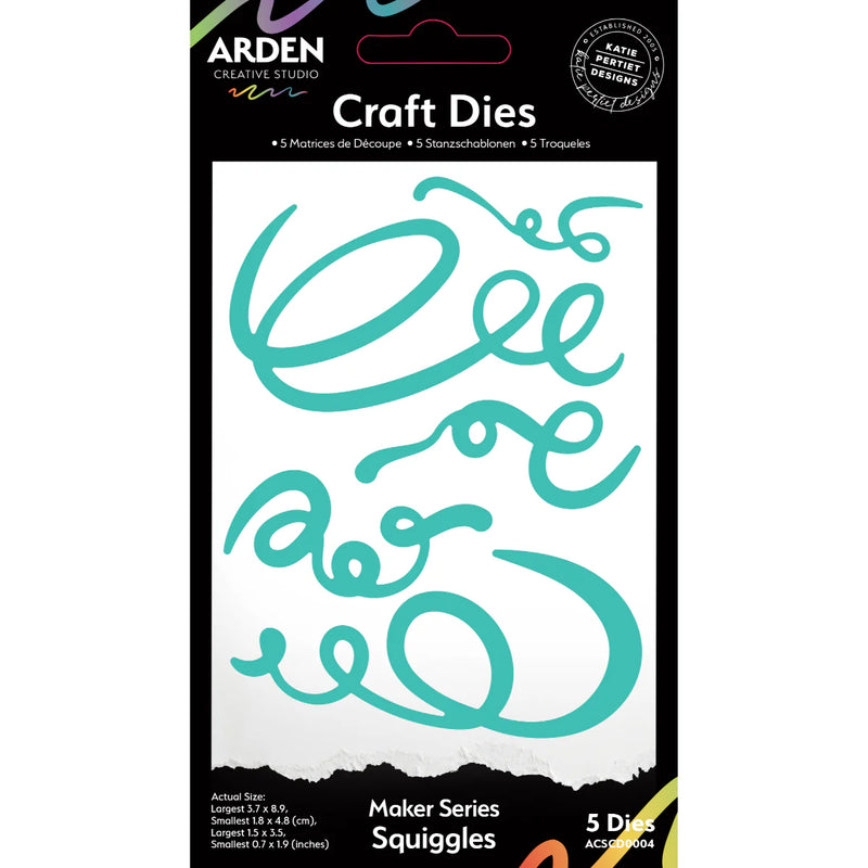 Arden Creative Studio - Maker Series Squiggles Craft Die Set