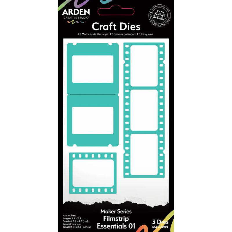 Arden Creative Studio - Maker Series Filmstrip Essentials 01 Craft Die Set