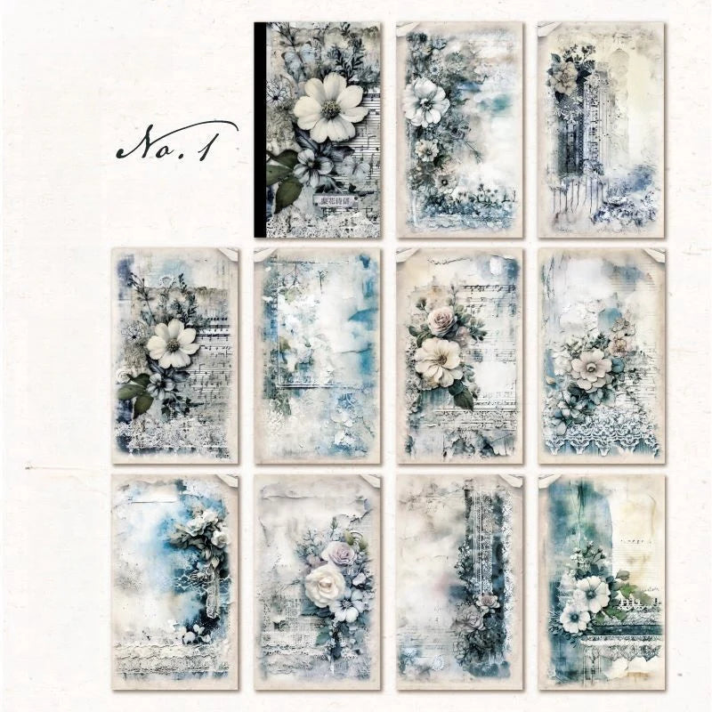 Floating Flowers Paper Book