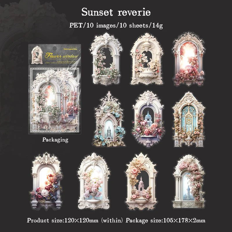 Flower Window Stickers