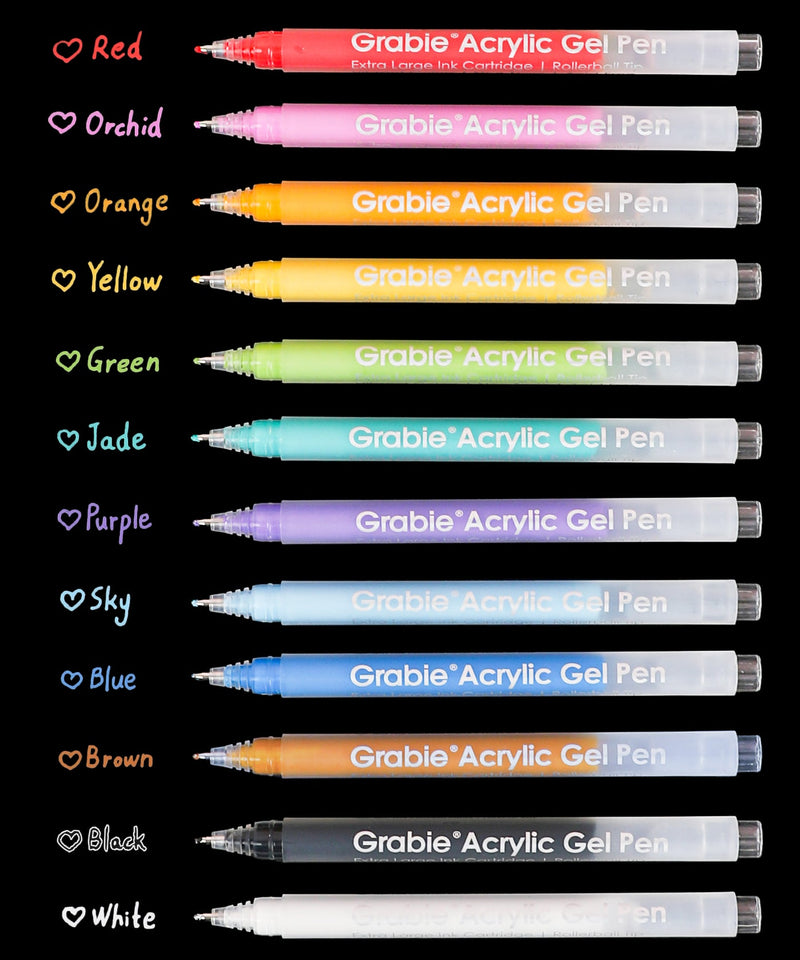 Grabie - Bold & Bright Coloring Kit - Essential Colors