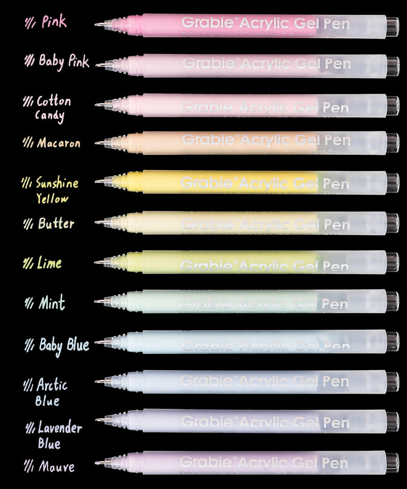 Grabie - Bold & Bright Coloring Kit - Dessert Colors