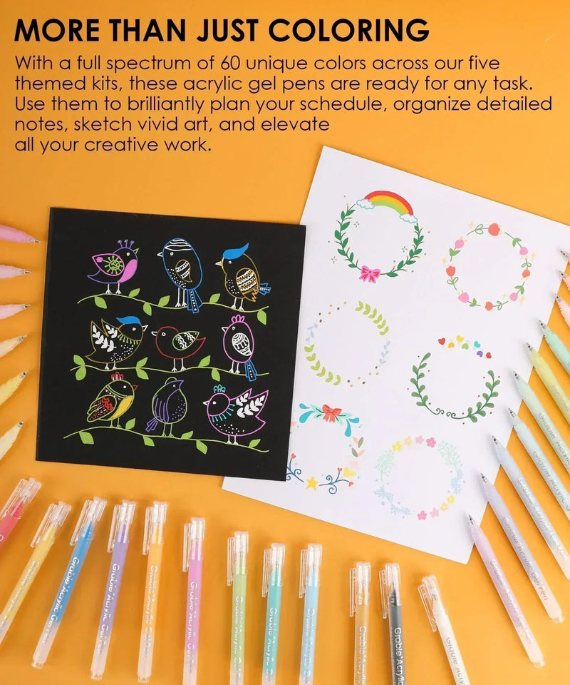 Grabie - Bold & Bright Coloring Kit - Essential Colors