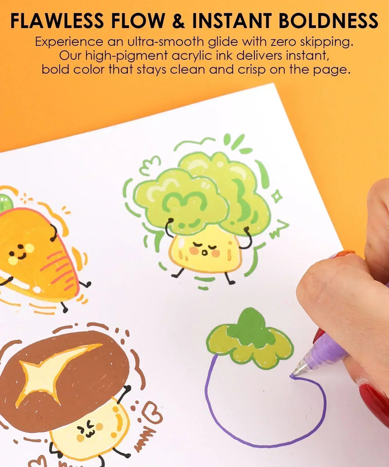 Grabie - Bold & Bright Coloring Kit - Essential Colors