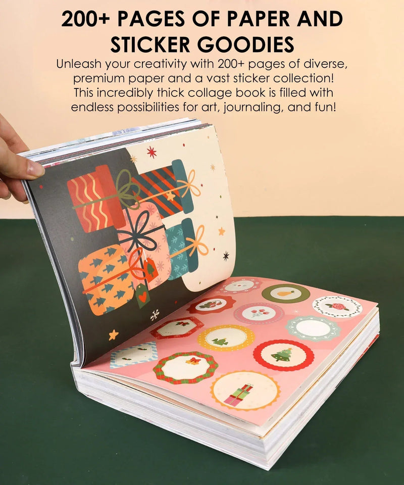 Grabie - Holiday Magic Collage Activity Book