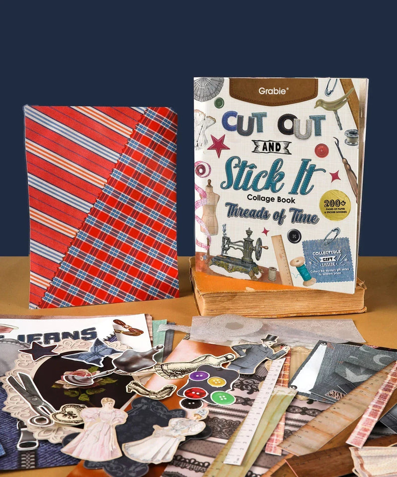 Grabie - Threads of Time Collage Activity Book