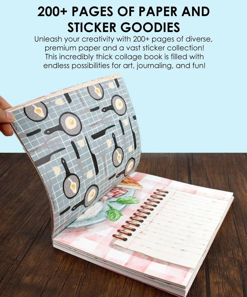 Grabie - The Flavor Folio Collage Activity Book