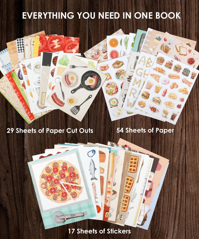 Grabie - The Flavor Folio Collage Activity Book