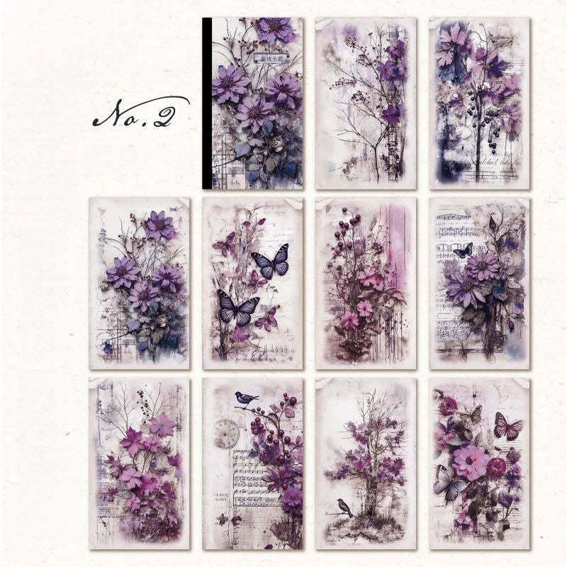 Floating Flowers Paper Book