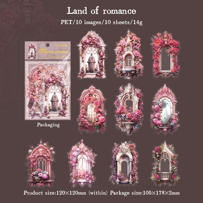 Flower Window Stickers