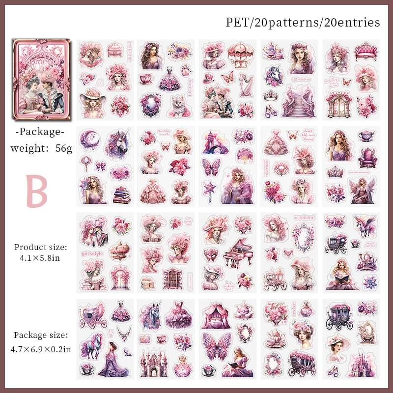 Baroque Garden Sticker Book