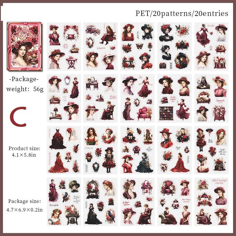 Baroque Garden Sticker Book