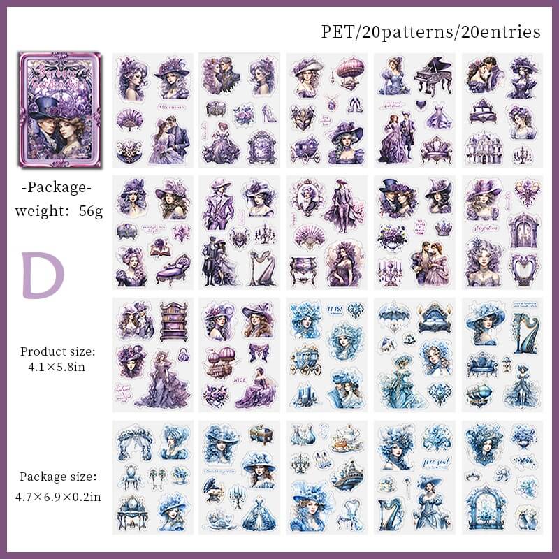 Baroque Garden Sticker Book