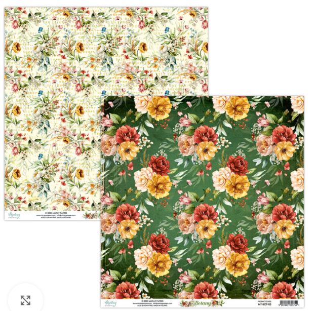 Mintay Papers - Botany - 12 x 12 Double Sided Paper - 05