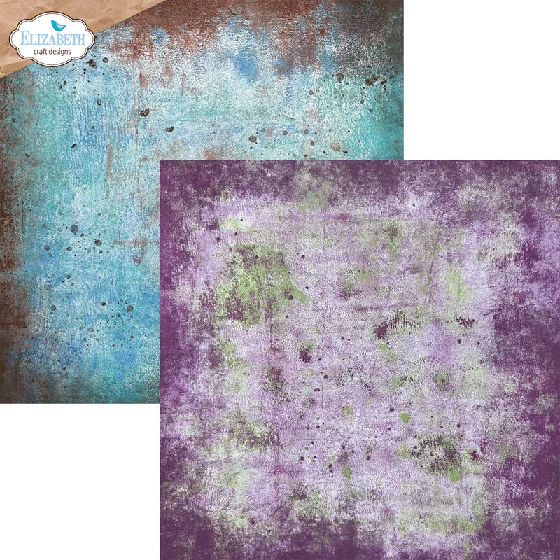 Elizabeth Craft Designs - In the Garden Collection - 12 x 12 Paper Pack - Backgrounds Volume 2