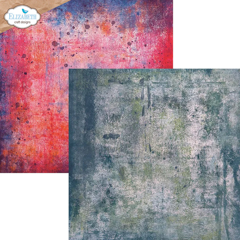 Elizabeth Craft Designs - In the Garden Collection - 12 x 12 Paper Pack - Backgrounds Volume 2
