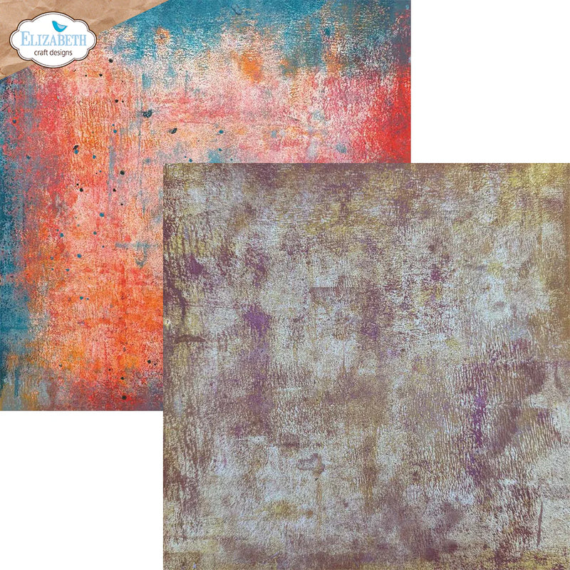 Elizabeth Craft Designs - In the Garden Collection - 12 x 12 Paper Pack - Backgrounds Volume 2