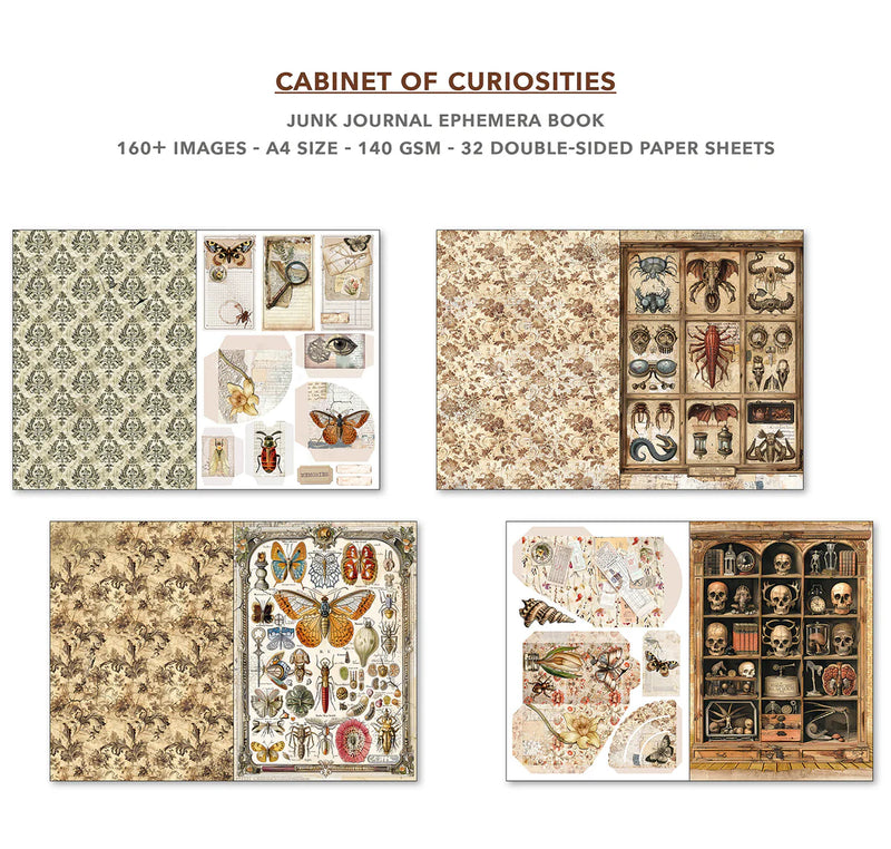 Ciao Bella - Cabinet of Curiosities - A4 Junk Journal & Ephemera Book