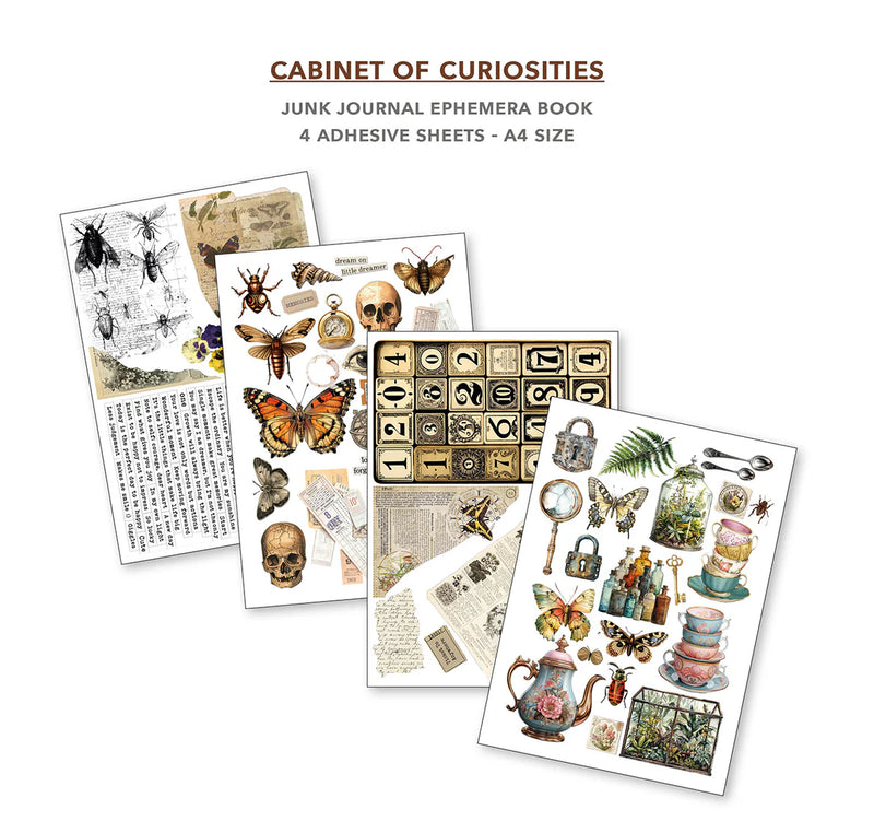 Ciao Bella - Cabinet of Curiosities - A4 Junk Journal & Ephemera Book