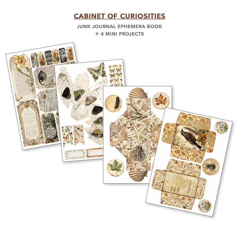 Ciao Bella - Cabinet of Curiosities - A4 Junk Journal & Ephemera Book