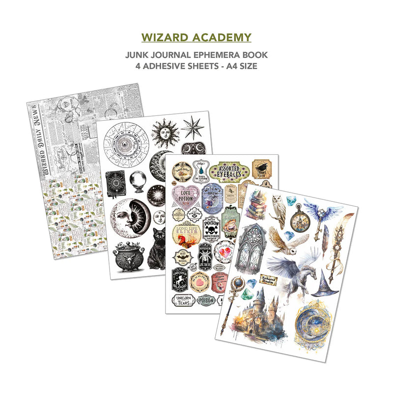 Ciao Bella - Wizard Academy - A4 Junk Journal & Ephemera Book
