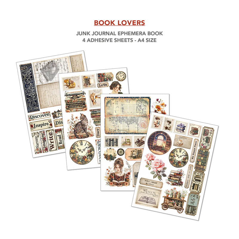 Ciao Bella - Book Lovers - A4 Junk Journal & Ephemera Book
