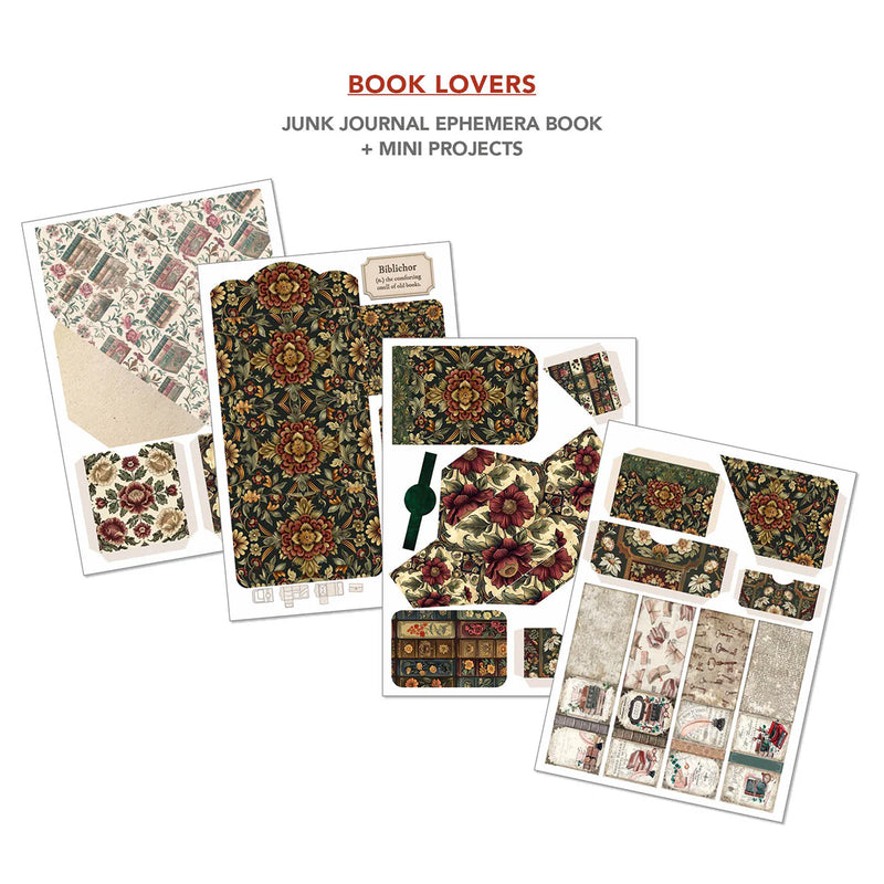 Ciao Bella - Book Lovers - A4 Junk Journal & Ephemera Book