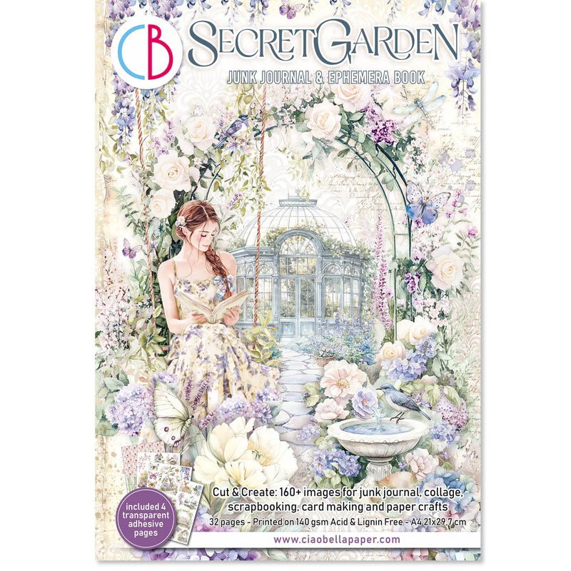 Ciao Bella - Secret Garden - A4 Junk Journal & Ephemera Book