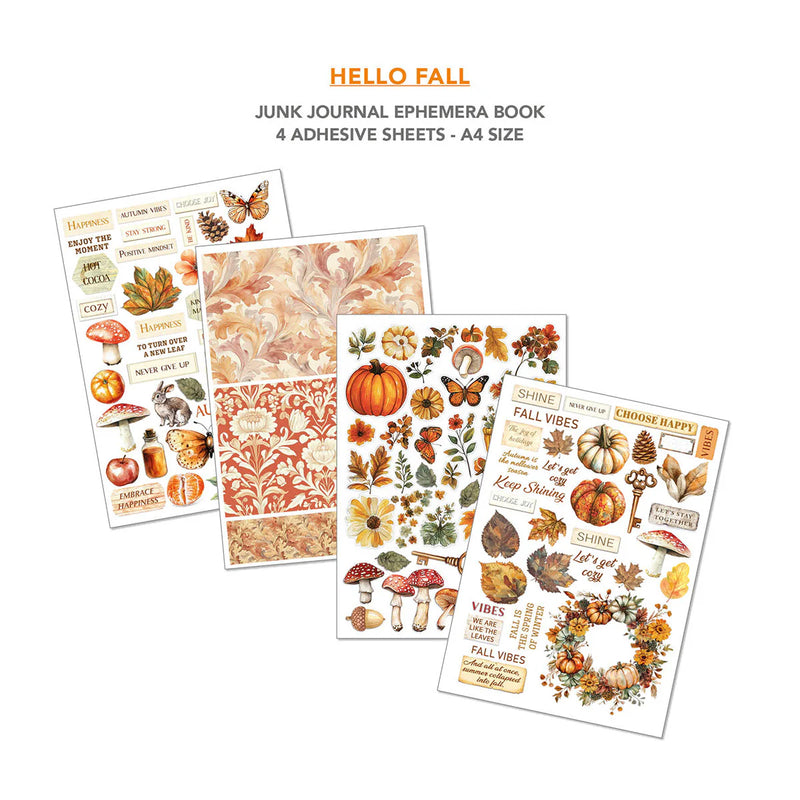 Ciao Bella - Hello Fall - A4 Junk Journal & Ephemera Book