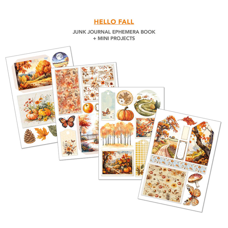 Ciao Bella - Hello Fall - A4 Junk Journal & Ephemera Book