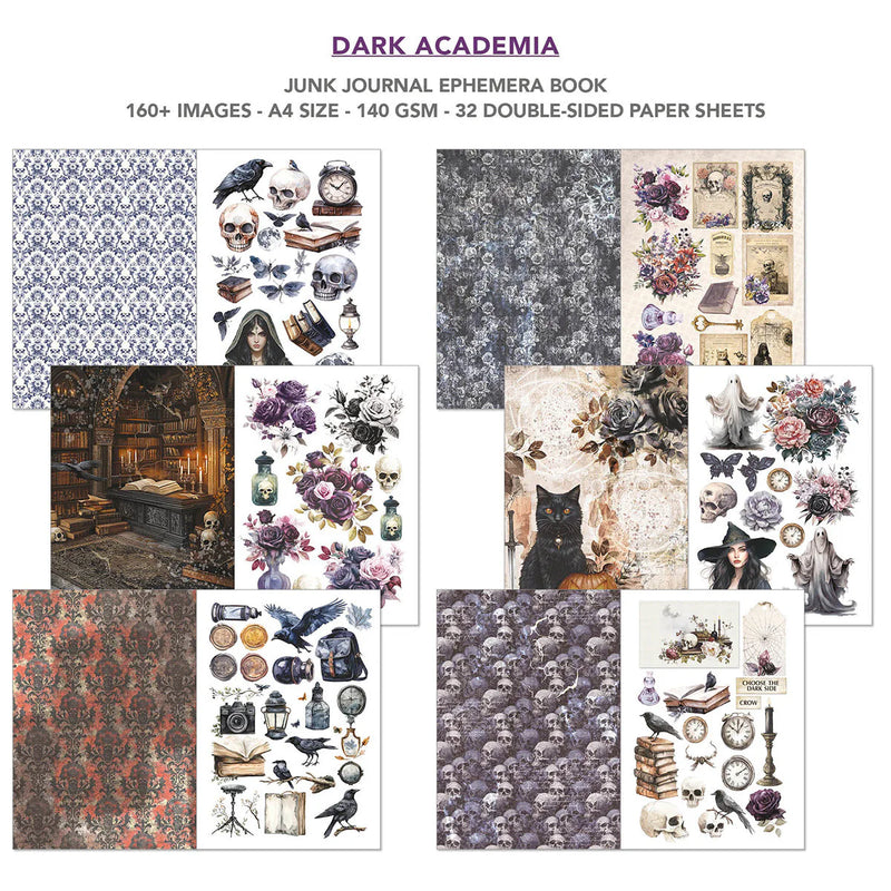 Ciao Bella - Dark Academia - A4 Junk Journal & Ephemera Book