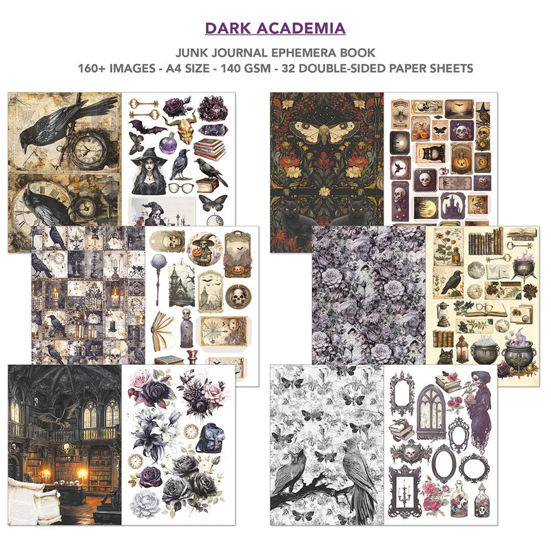 Ciao Bella - Dark Academia - A4 Junk Journal & Ephemera Book