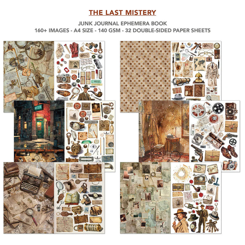 Ciao Bella - The Last Mystery - A4 Junk Journal & Ephemera Book