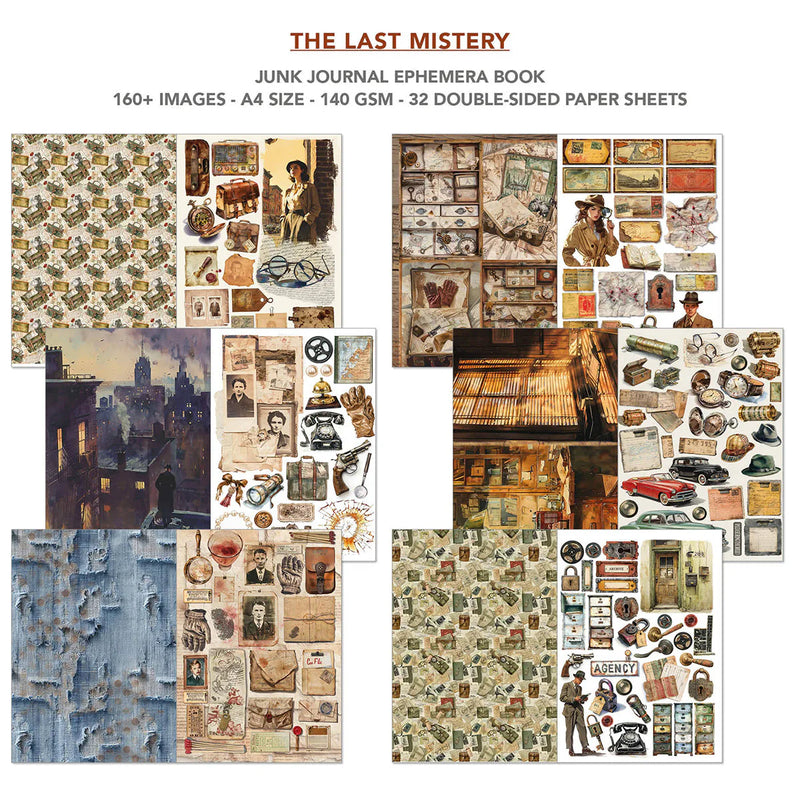 Ciao Bella - The Last Mystery - A4 Junk Journal & Ephemera Book