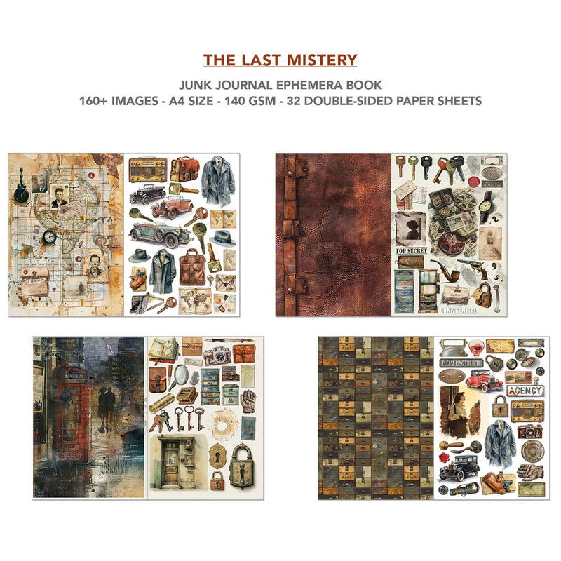 Ciao Bella - The Last Mystery - A4 Junk Journal & Ephemera Book