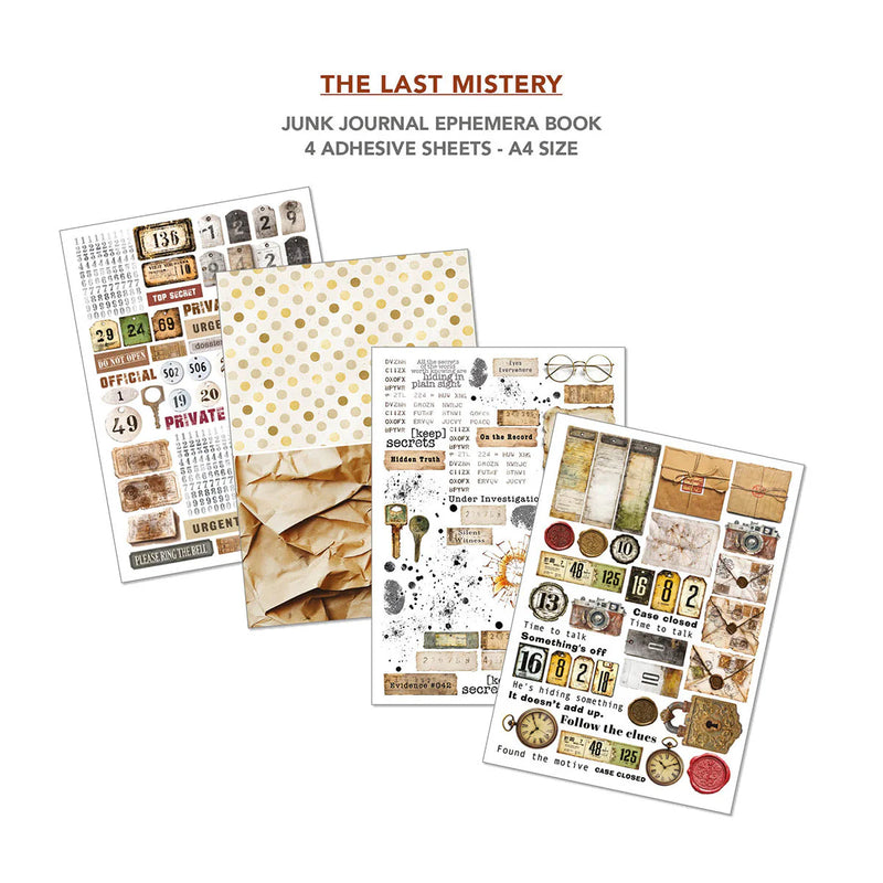 Ciao Bella - The Last Mystery - A4 Junk Journal & Ephemera Book