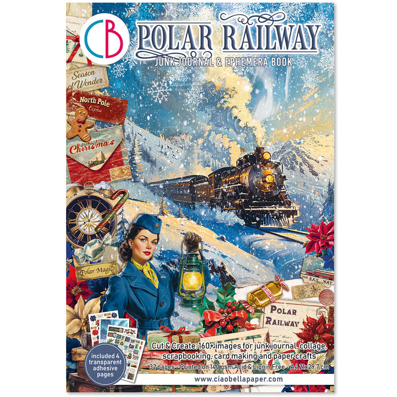 Ciao Bella - Polar Railway - A4 Junk Journal & Ephemera Book