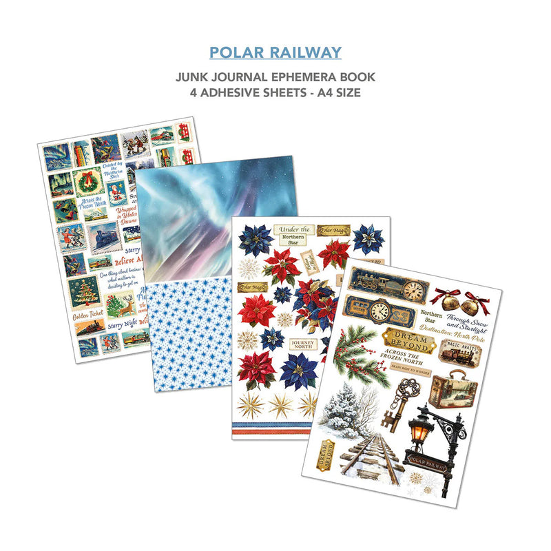 Ciao Bella - Polar Railway - A4 Junk Journal & Ephemera Book