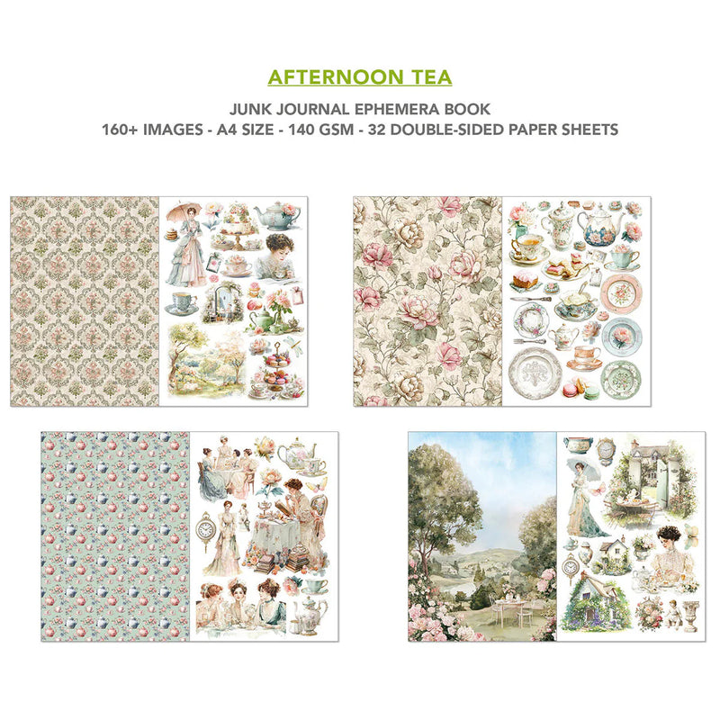 Ciao Bella - Afternoon Tea - A4 Junk Journal & Ephemera Book
