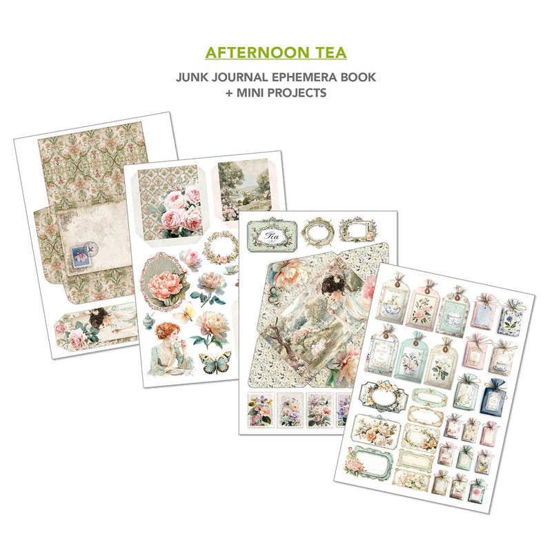 Ciao Bella - Afternoon Tea - A4 Junk Journal & Ephemera Book