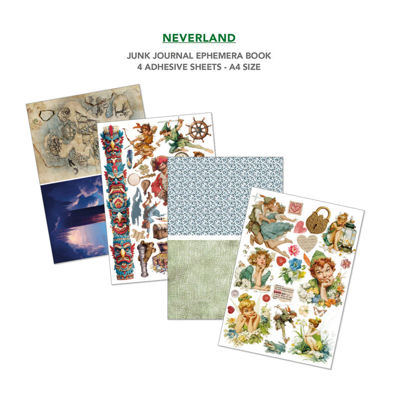 Ciao Bella - Neverland - A4 Junk Journal & Ephemera Book