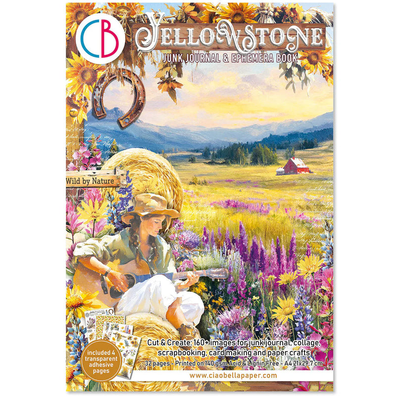 Ciao Bella - Yellowstone - A4 Junk Journal & Ephemera Book