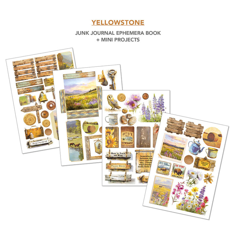 Ciao Bella - Yellowstone - A4 Junk Journal & Ephemera Book