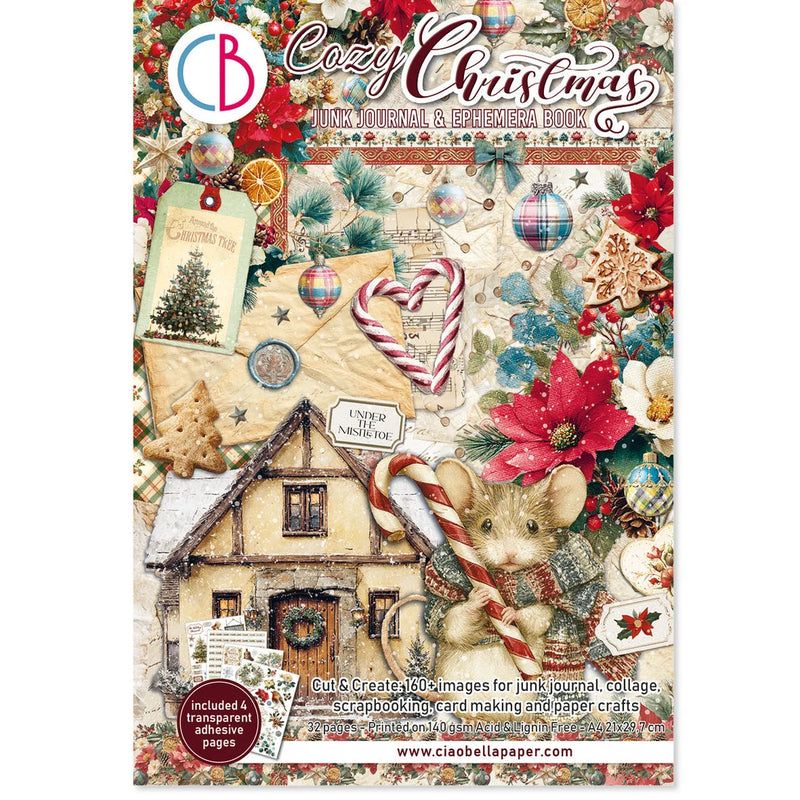 Ciao Bella - Cozy Christmas - A4 Junk Journal & Ephemera Book